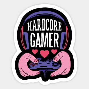 Hardcore Gamer Sticker